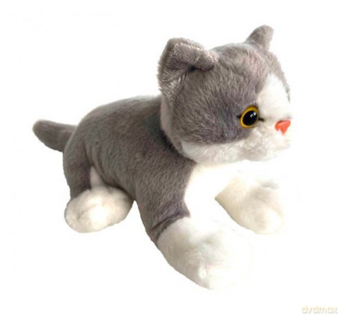 Maskotka Kot szary 30 cm