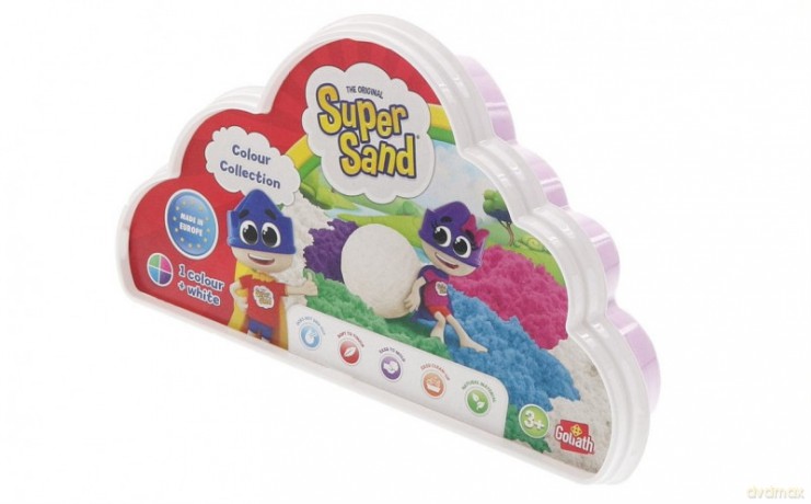 Piasek Super Sand Refill Colour Collection różowy-biały