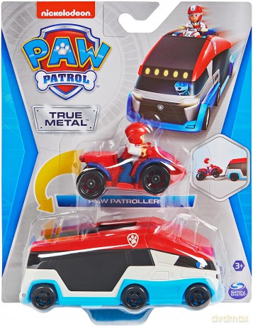 Pojazdy Psi Patrol Zestaw Drużynowy Patrolowiec + Pojazd Rydera