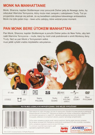 Monk 28: Monk na Manhattanie [DVD]