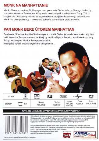Monk 28: Monk na Manhattanie [DVD]