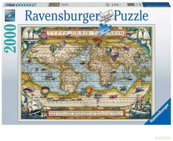 RAVENSBURGER 2000 el. Dokoła świata [PUZZLE]