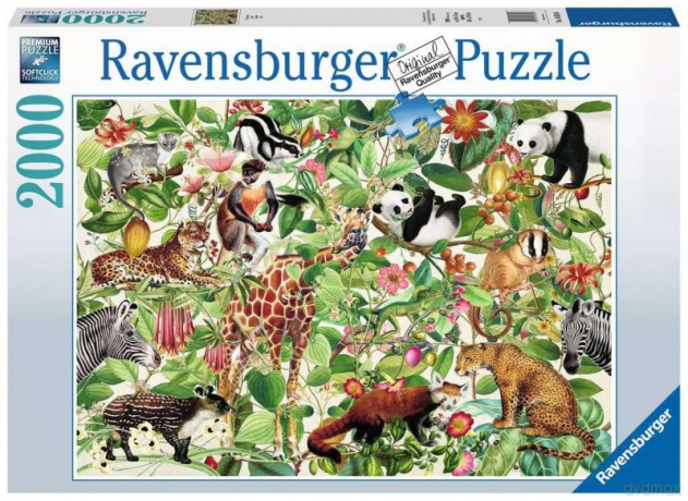 RAVENSBURGER 2000 el. Dżungla [PUZZLE]