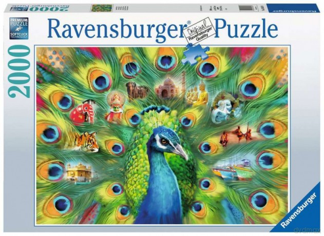 RAVENSBURGER 2000 el. Pawia kraina [PUZZLE]