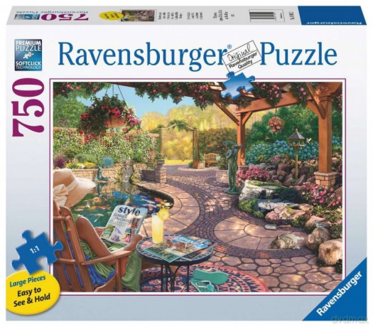 RAVENSBURGER Duży Format Piękne podwórko 750 el. [PUZZLE]