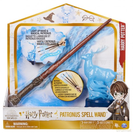 Różdżka Harrego z figurką Patronusa Wizarding World