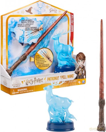 Różdżka Harrego z figurką Patronusa Wizarding World