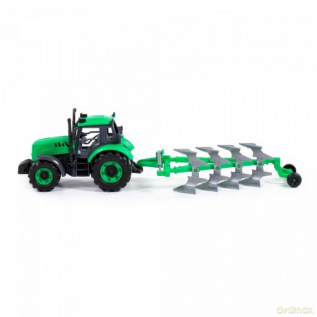 Traktor inercyjny z pługiem
