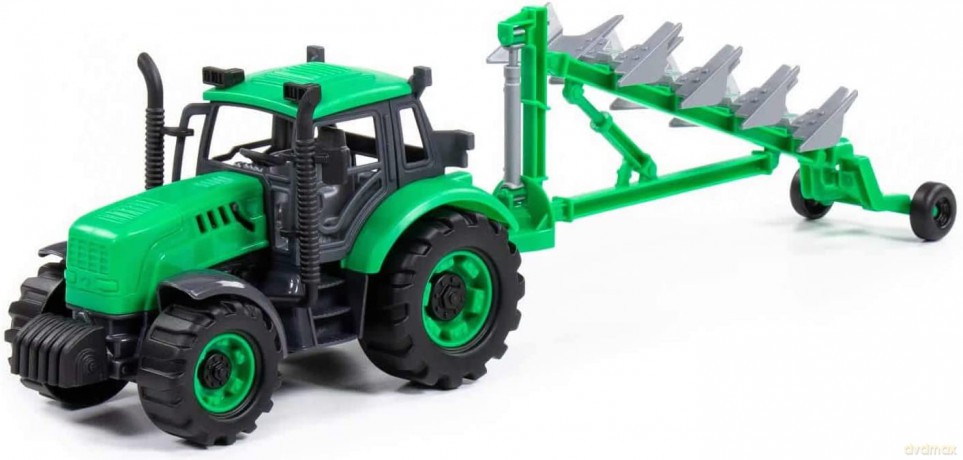 Traktor inercyjny z pługiem