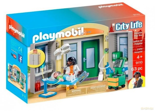 Zestaw figurek City Life 9110 Szpital Play Box