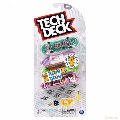 Zestaw Tech Deck fingerboard, 4pack, 3 [GRA]