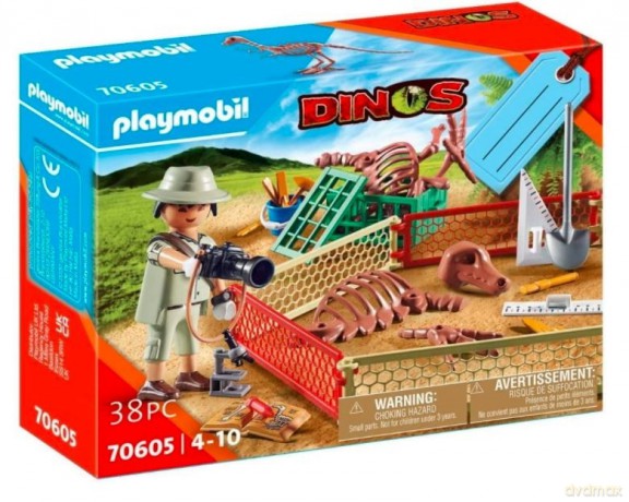 Zestaw upominkowy z figurką Dinos 70605 Paleontolog