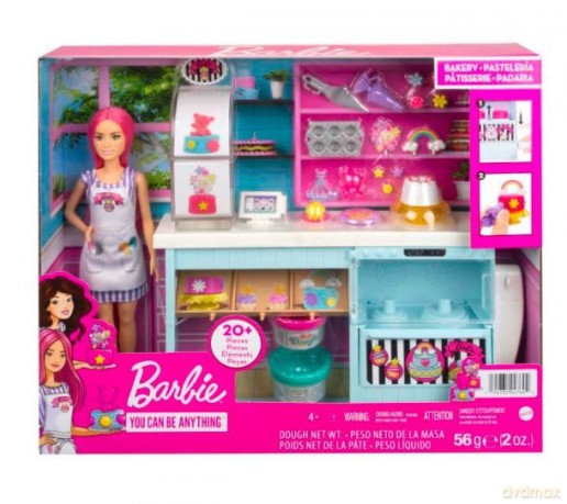 Zestaw z lalką Barbie Cukiernia