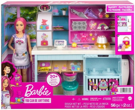 Zestaw z lalką Barbie Cukiernia