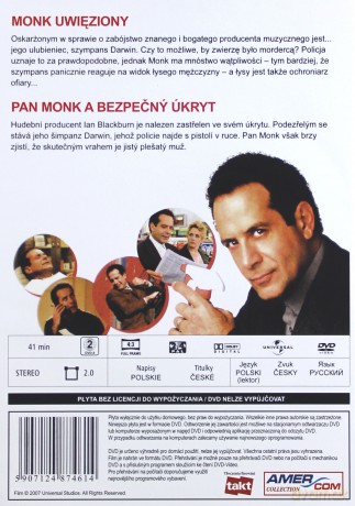 Monk 29: Monk uwięziony [DVD]
