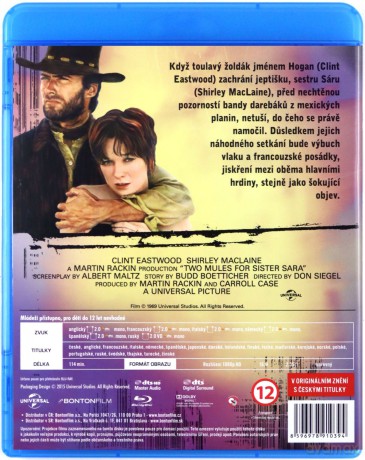 Dwa muły dla siostry Sary [Blu-Ray]