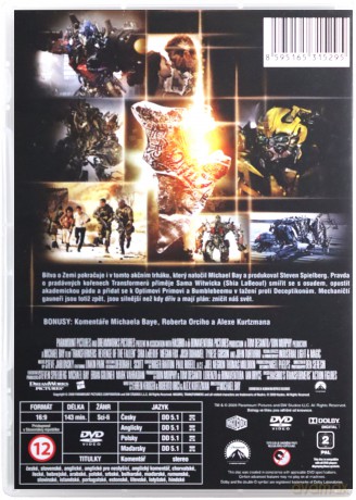 Transformers: Zemsta upadłych [DVD]