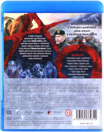 Wojna o planetę małp [Blu-Ray]