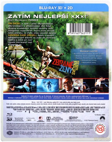 xXx: Reaktywacja (steelbook) [Blu-Ray 3D]+[Blu-Ray]
