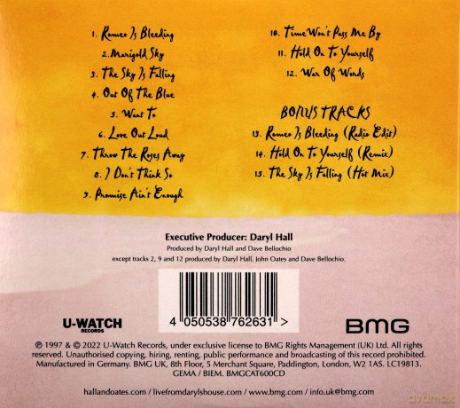 Daryl Hall & John Oates: Marigold Sky [CD]