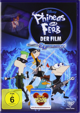 Phineas and Ferb the Movie: Across the 2nd Dimension (Fineasz i Ferb: Podróż w drugim wymiarze) [DVD]
