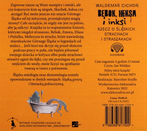 Bebok heksa i inksi. Rzecz o śląskich strachach i straszakach - Waldemar Cichoń [AUDIOBOOK] [CD-MP3]