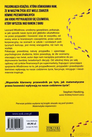 Chwiejnym krokiem. Jak przypadki wpływają na nasz los - Leonard Mlodinow [KSIĄŻKA]