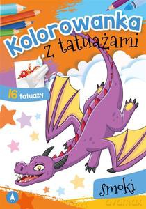 Kolorowanka z tatuażami. Smoki [KSIĄŻKA]