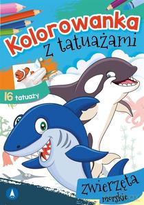 Kolorowanka z tatuażami. Zwierzęta morskie [KSIĄŻKA]