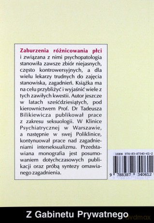 Psychopatologia Zaburzeń Różnicowania Płci - Janusz Krzyżowski [KSIĄŻKA]