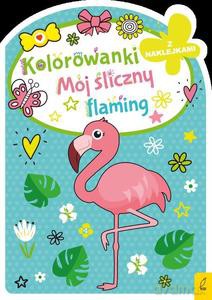 Kolorowanka z wykrojnikiem. Mój śliczny flaming [KSIĄŻKA]