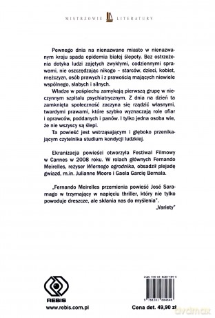 Miasto ślepców - Jose Saramago [KSIĄŻKA]