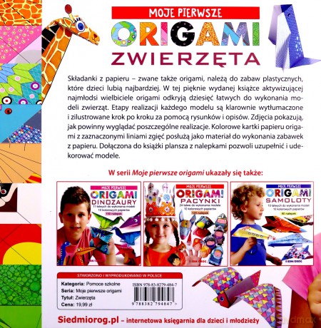 Moje pierwsze origami. Zwierzęta - Marcelina Grabowska-Piątek [KSIĄŻKA]