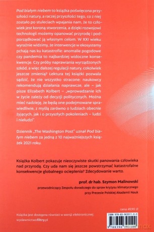 Pod białym niebem. Natura przyszłości - Elizabeth Kolbert [KSIĄŻKA]