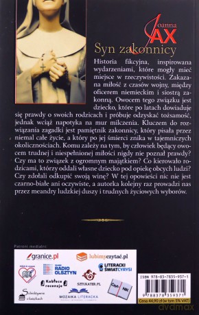 Syn zakonnicy - Joanna Jax [KSIĄŻKA]