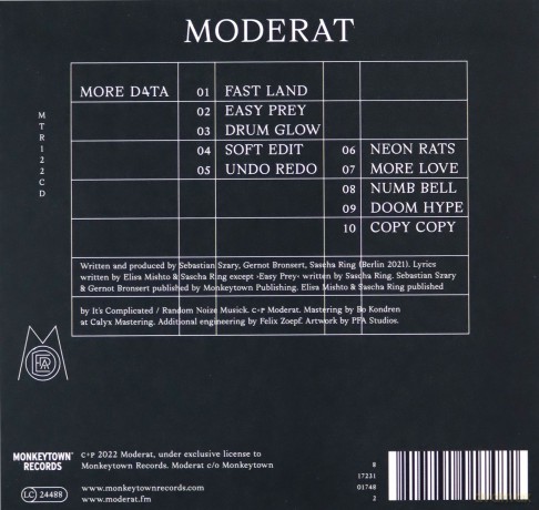 Moderat: More D4ta [CD]