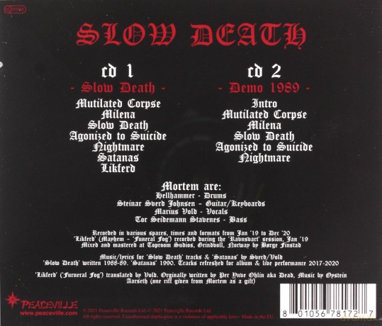 Mortem: Slow Death [2CD]