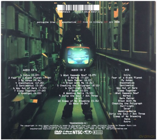 Porcupine Tree: Anesthetize [DVD]+[2CD]