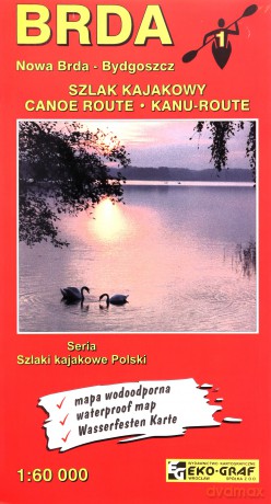 Brda szlak kajakowy 1:60 000 [KSIĄŻKA]