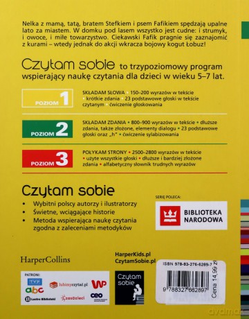 Fafik i kogut. Czytam sobie. Poziom 2 - Dorota Łoskot-Cichocka [KSIĄŻKA]