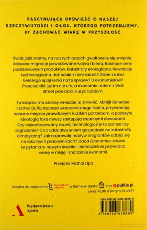 Good Economics. Nowe Rozwiązania globalnych problemów - Abhijit V. Banerjee, Esther Duflo [KSIĄŻKA]