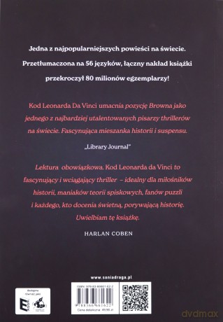 Kod Leonarda da Vinci - Dan Brown [KSIĄŻKA]