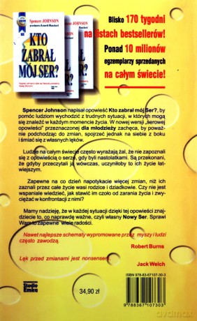 Kto zabrał mój ser? Opowieści dla młodzieży - Spencer Johnson [KSIĄŻKA]