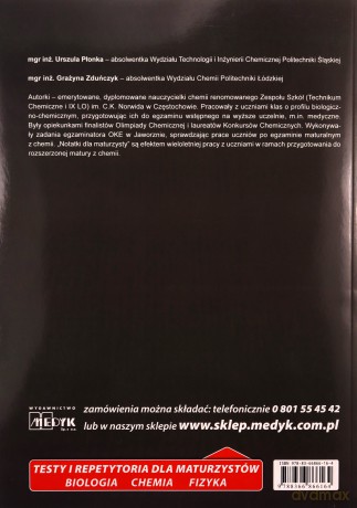 Notatki dla maturzysty Chemia organiczna - Grażyna Zduńczyk, Urszula Płonka [KSIĄŻKA]
