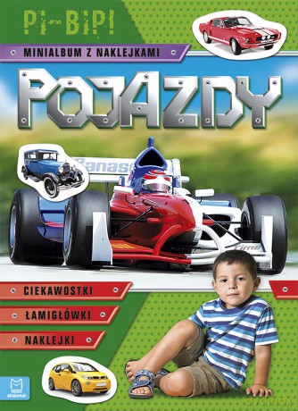 Pojazdy. Pi-bip! Minialbum z naklejkami (zielony) - Opracowanie zbiorowe [KSIĄŻKA]