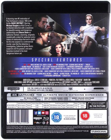 Basic Instinct (Nagi instynkt) [Blu-Ray 4K]+[Blu-Ray]