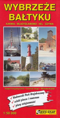 Wybrzeże Bałtyku Karwia - Władysławowo - Hel - Gdynia 1:50 000 [KSIĄŻKA]