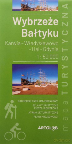 Wybrzeże Bałtyku Karwia - Władysławowo - Hel - Gdynia 1:50 000 [KSIĄŻKA]