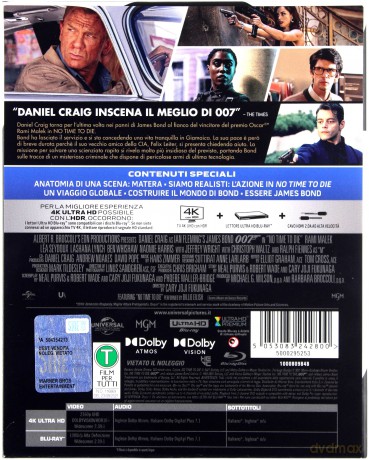 No Time to Die (007 James Bond Nie czas umierać) [Blu-Ray 4K]+[Blu-Ray]