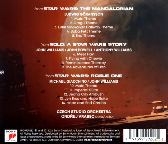 Ondrej Vrabec: Star Wars Stories - Music from The Mandalorian, Rogue One and Solo [CD]